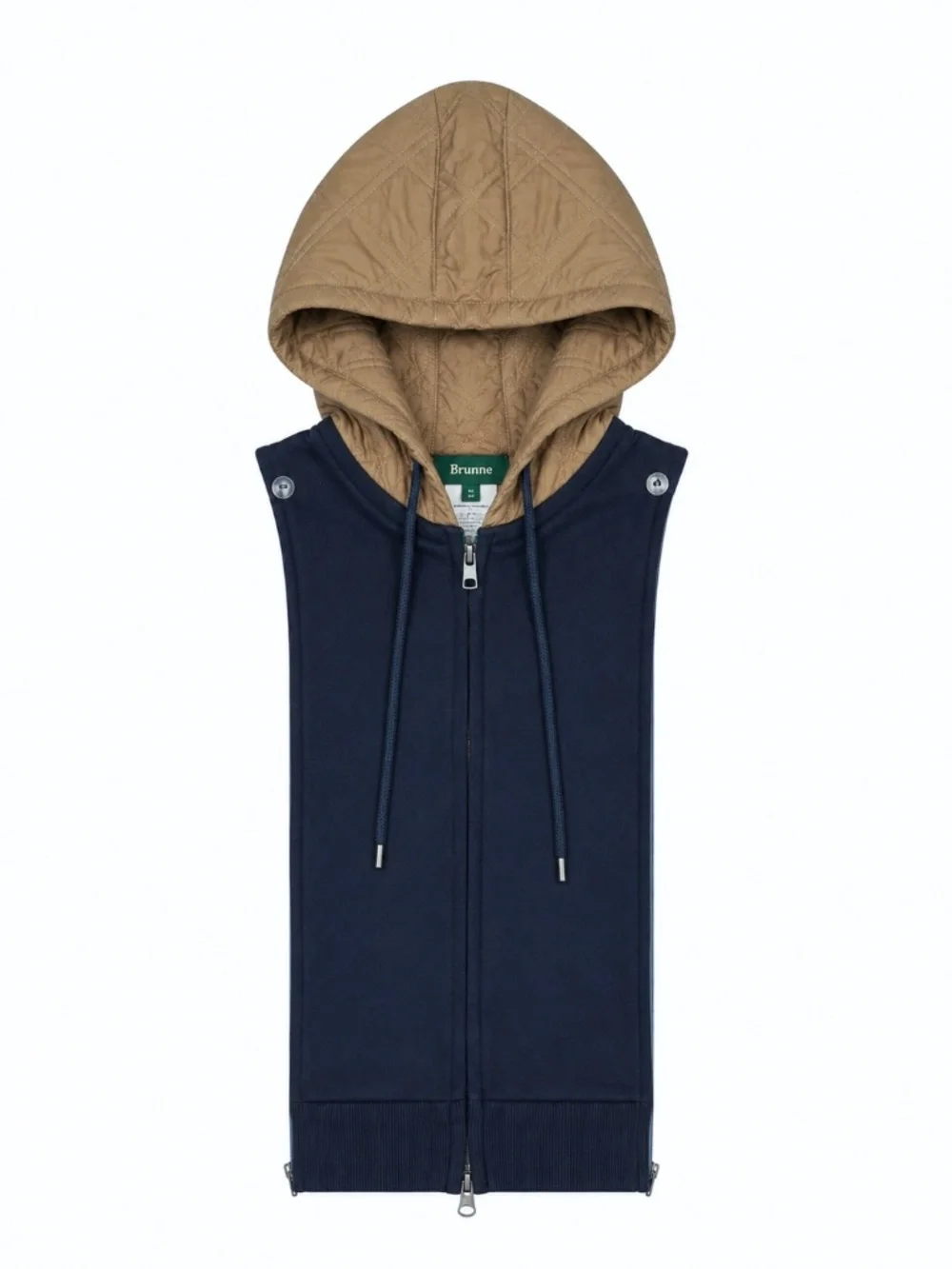 BRUNNE French Terry Puffer Hood Dickey – Compatible with Veronica Beard Blazers